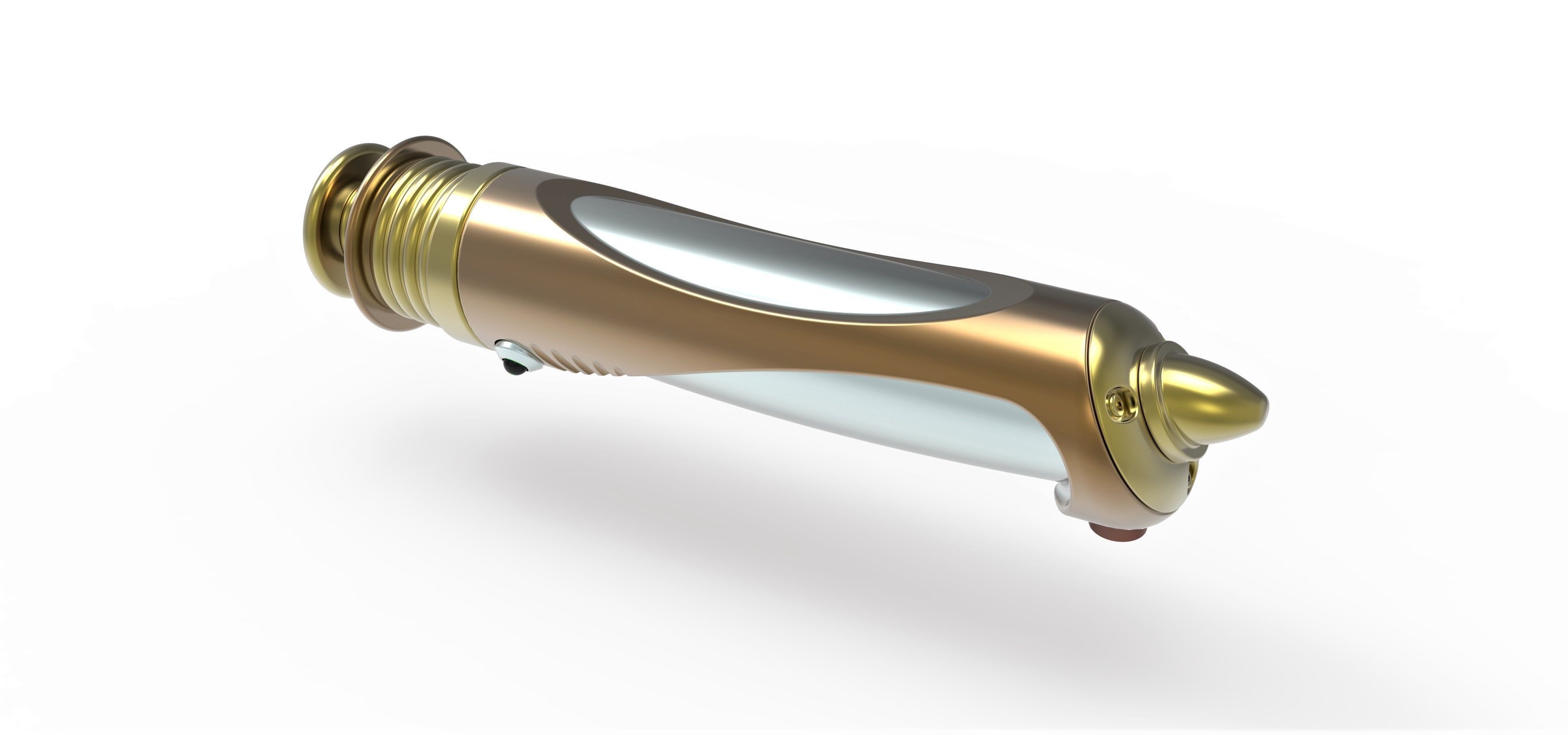 Lightsaber of Darth Sidious from Star Wars The Phantom menace 3D print model_9