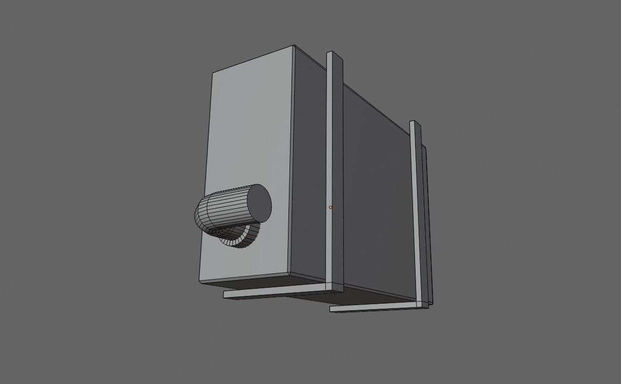 Air Conditioning - External - Ar Condicionado Low-poly 3D model_16