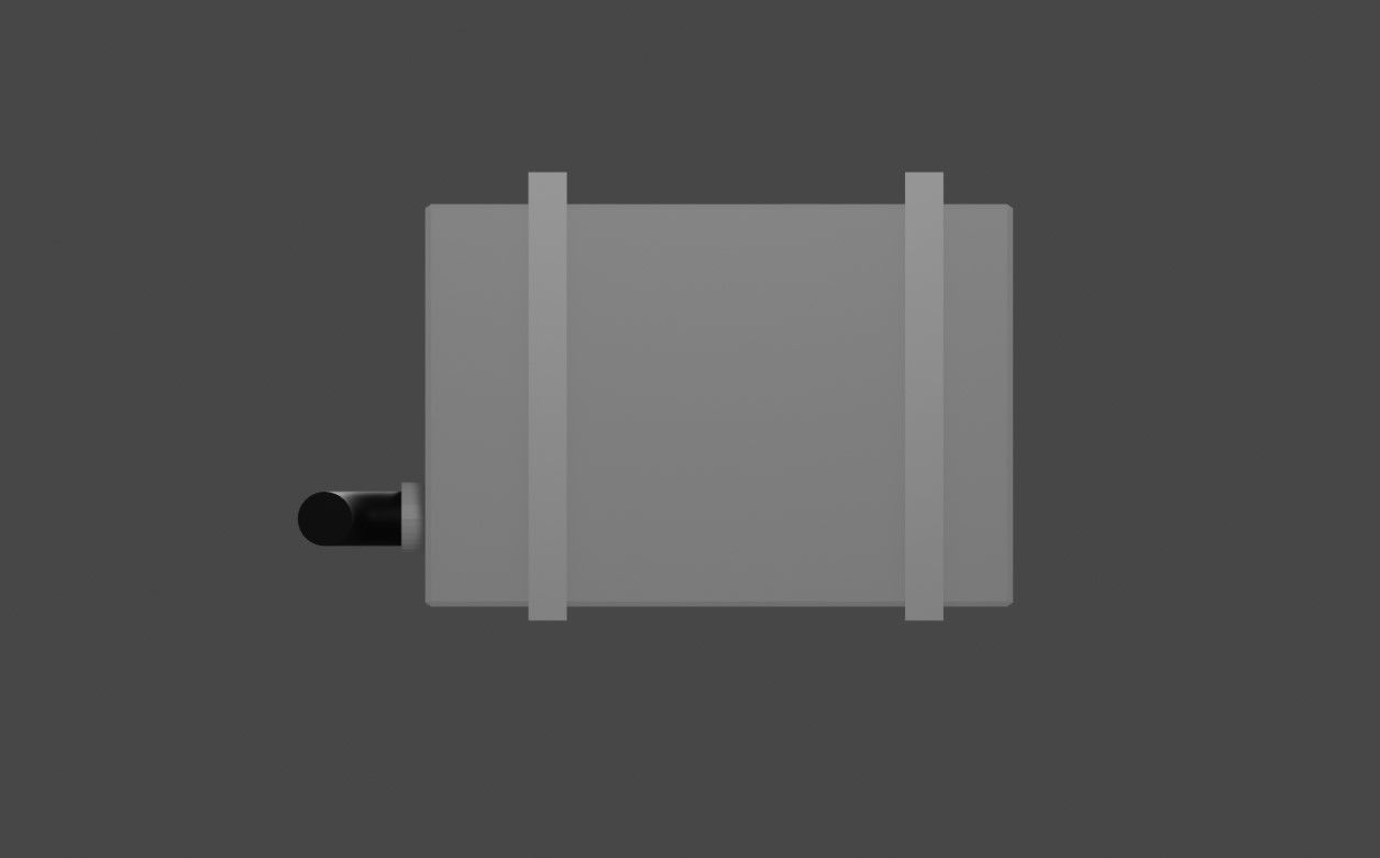 Air Conditioning - External - Ar Condicionado Low-poly 3D model_9