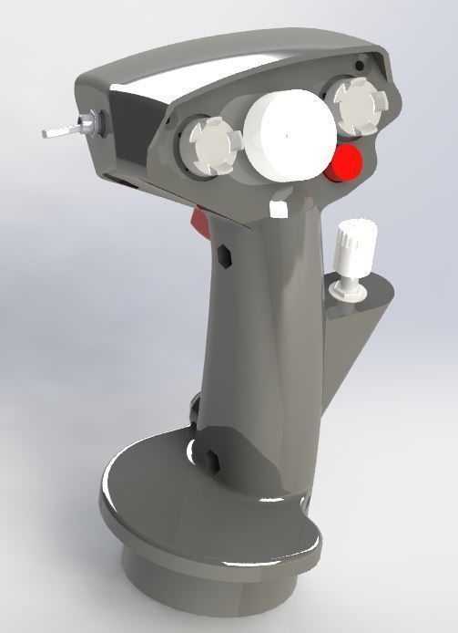 F-14 RIO Lantirn Stick suitable for DCS F-14 simulation 3D print model_6