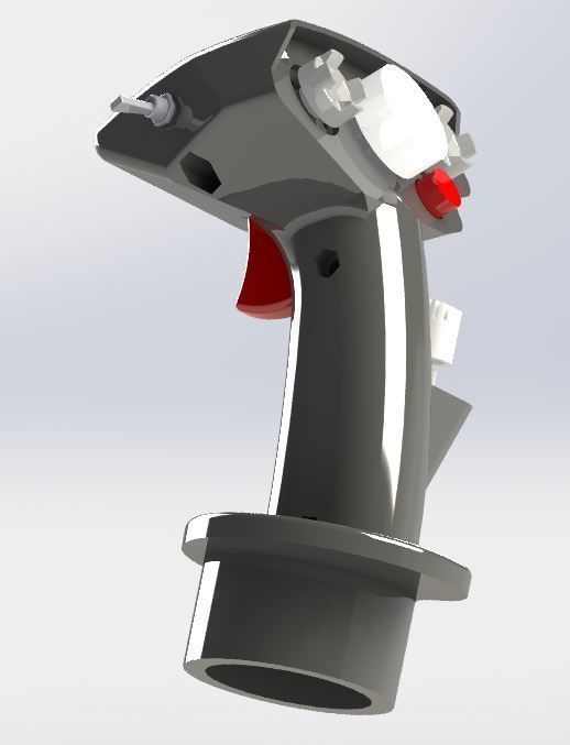 F-14 RIO Lantirn Stick suitable for DCS F-14 simulation 3D print model_5