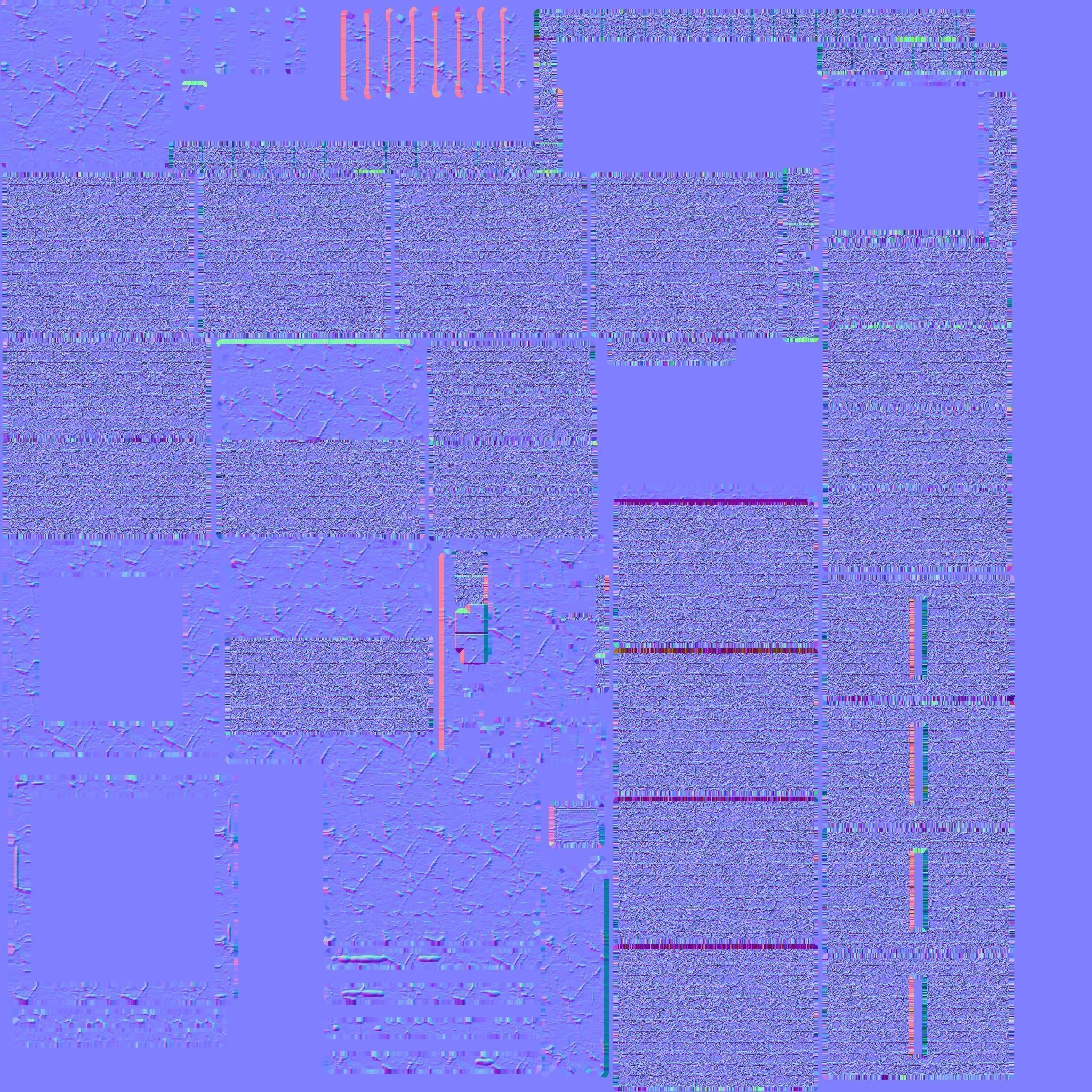 Medieval Tower Low-poly 3D model_9