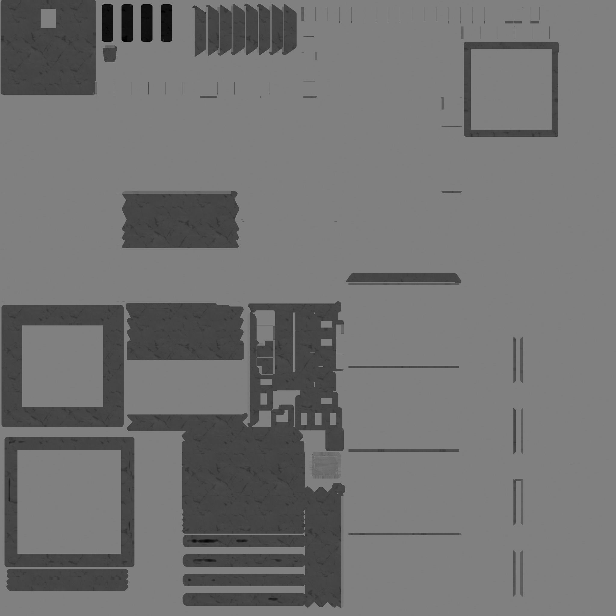 Medieval Tower Low-poly 3D model_7
