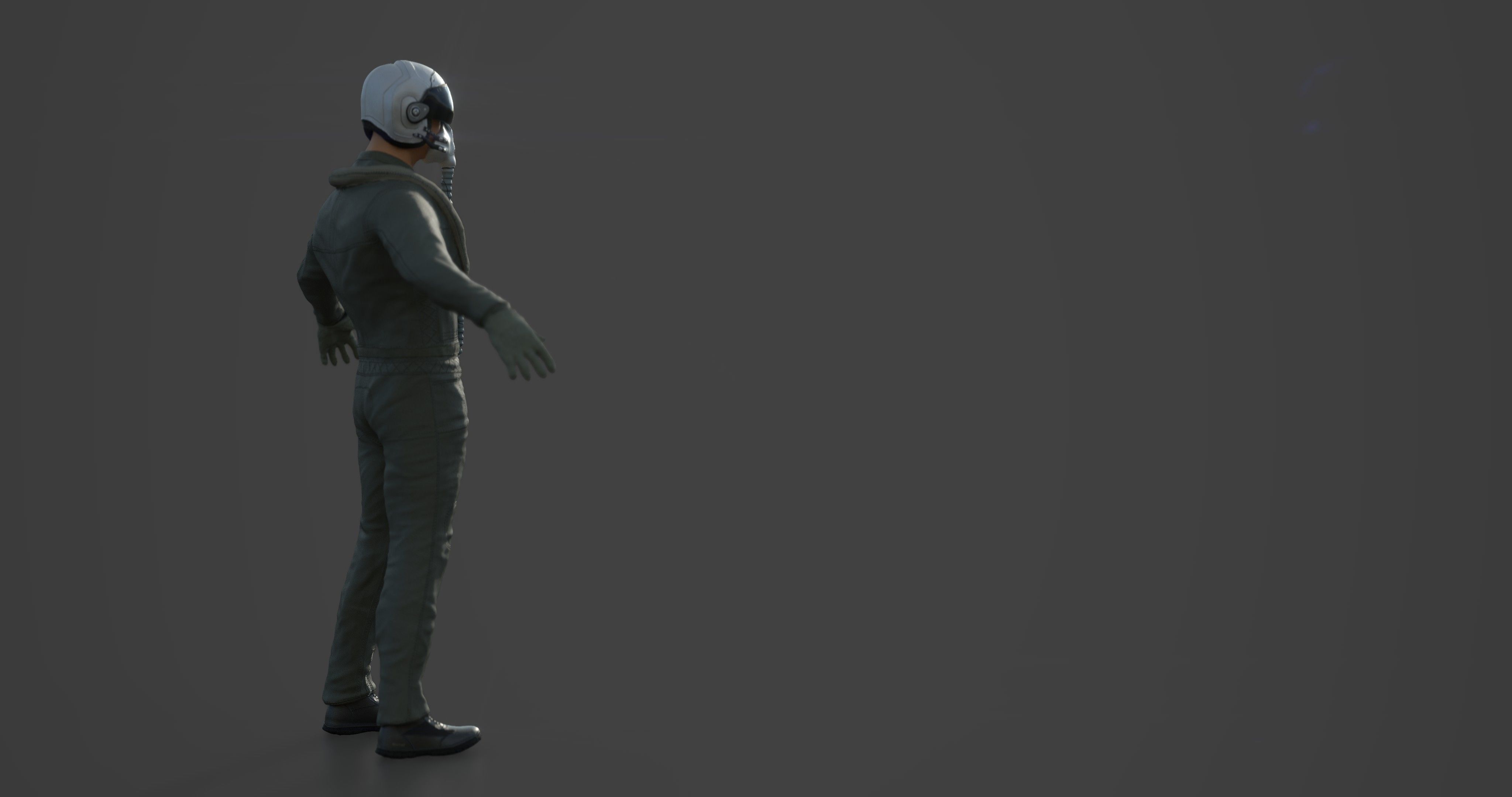 Pilot man in suit 3D model_17