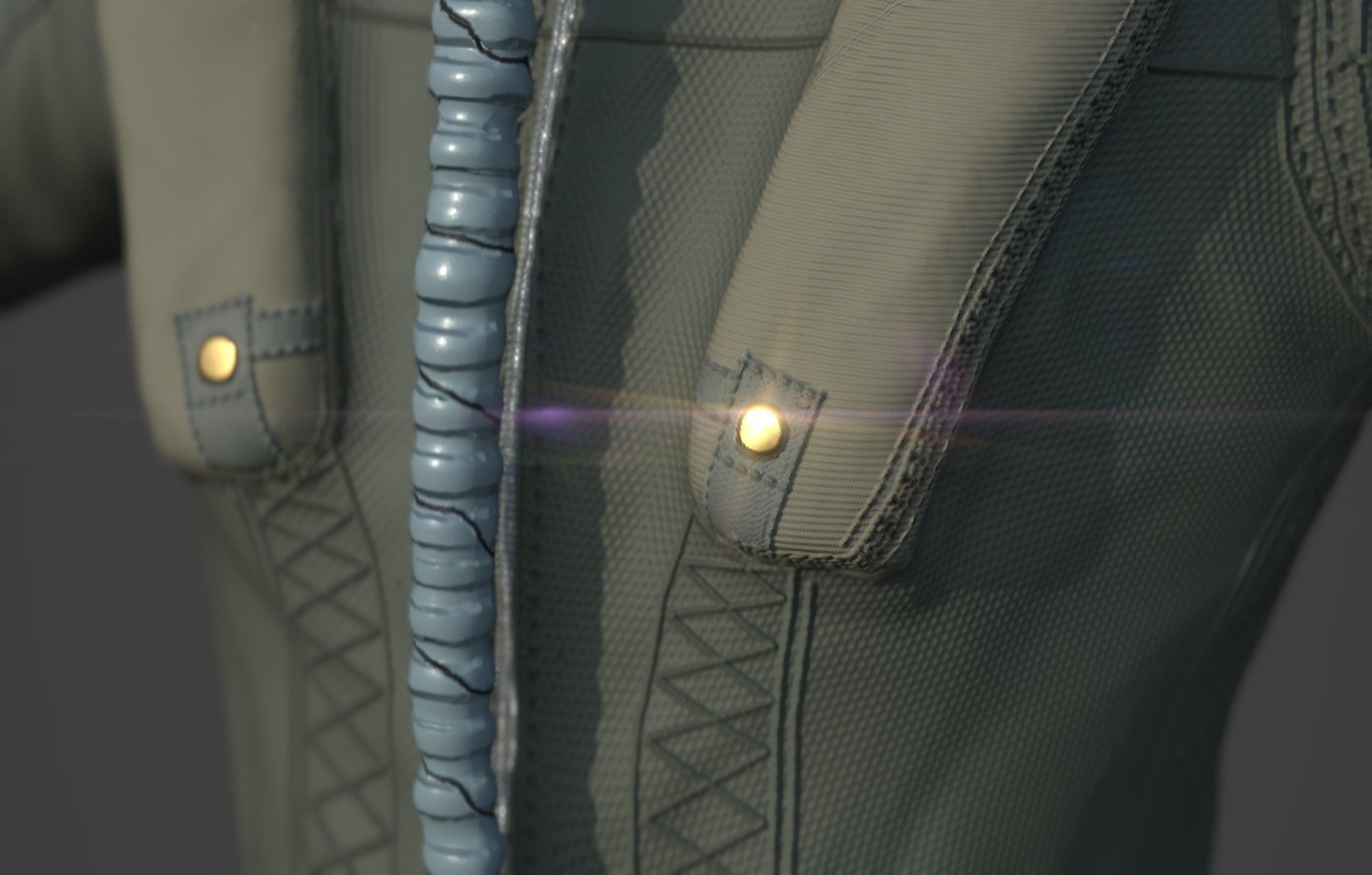 Pilot man in suit 3D model_4