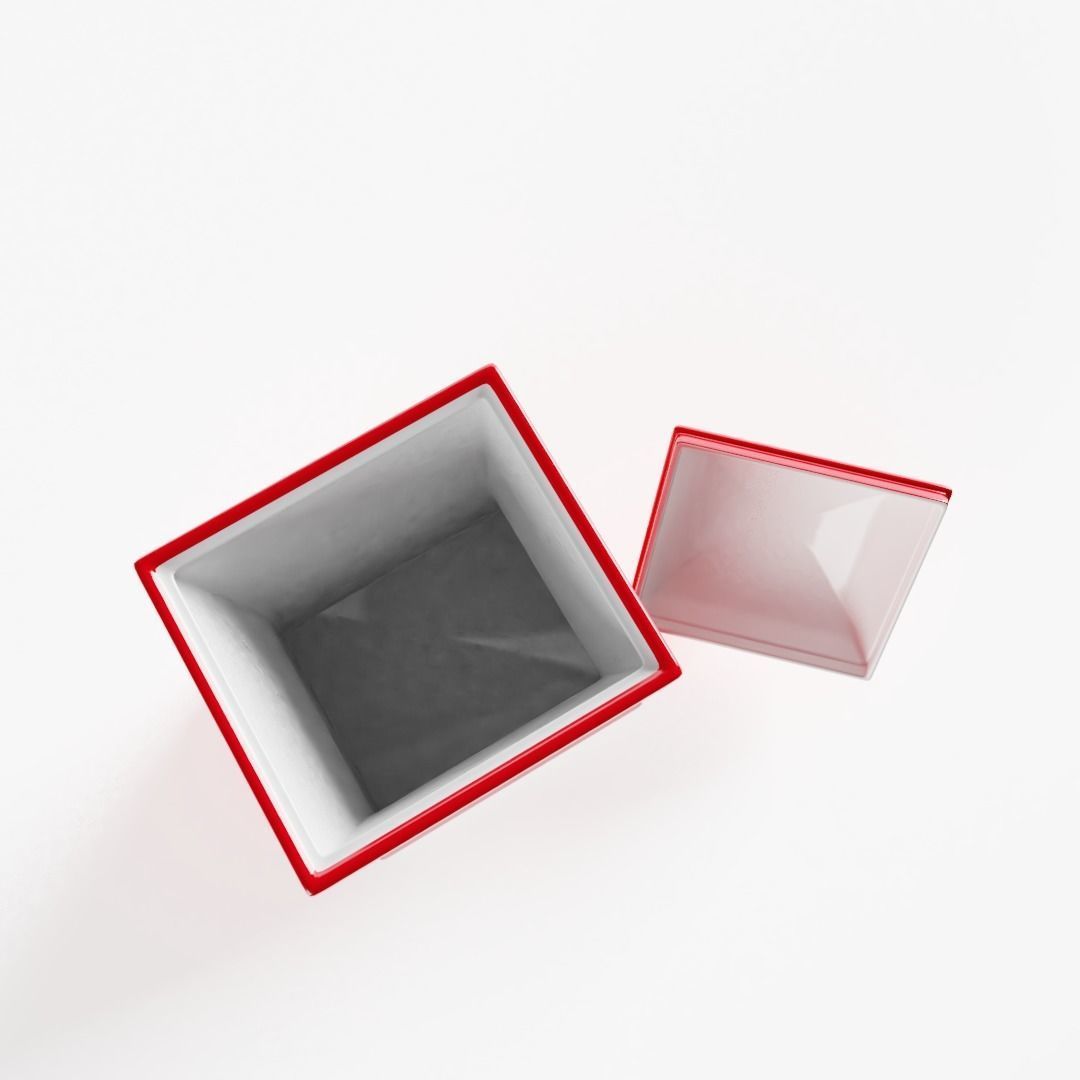 Big Polka Dot Kitchen Storage Jar 3D model_2