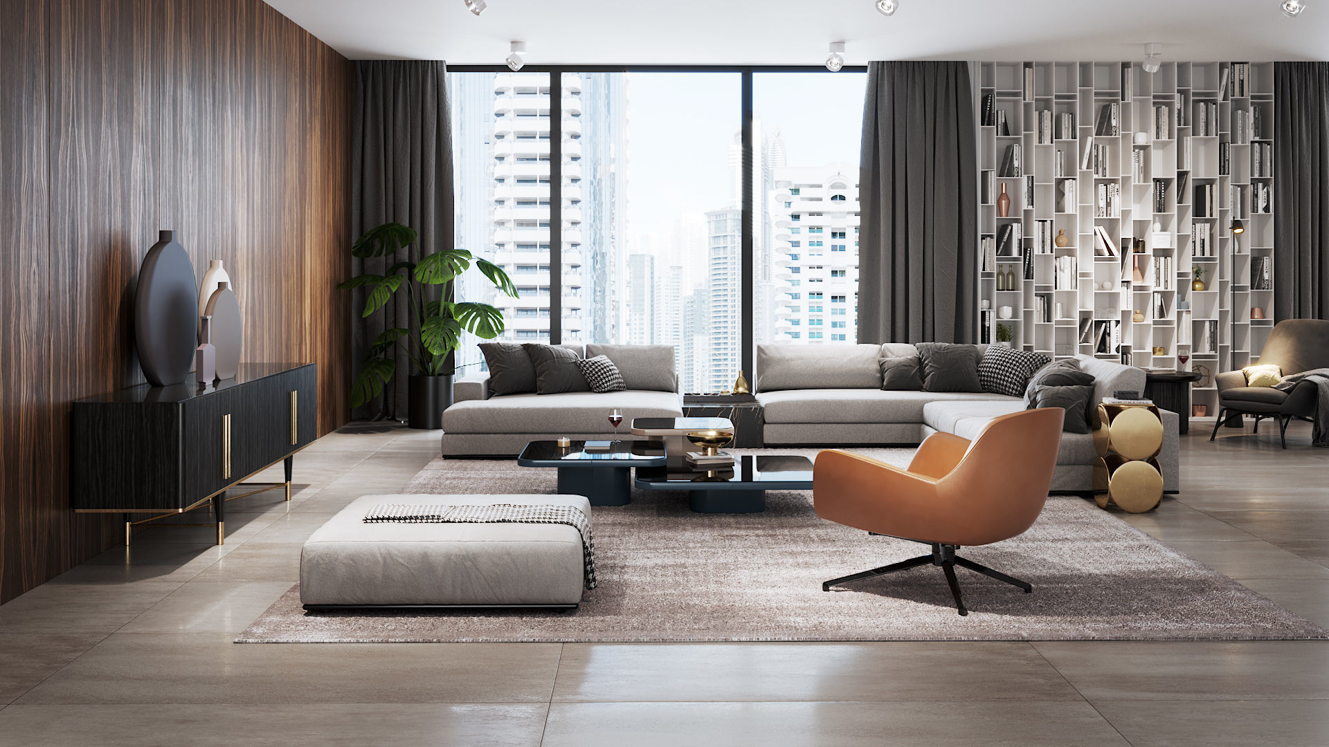 Apartment Scene for Cinema 4D and Corona Renderer 3D model_13