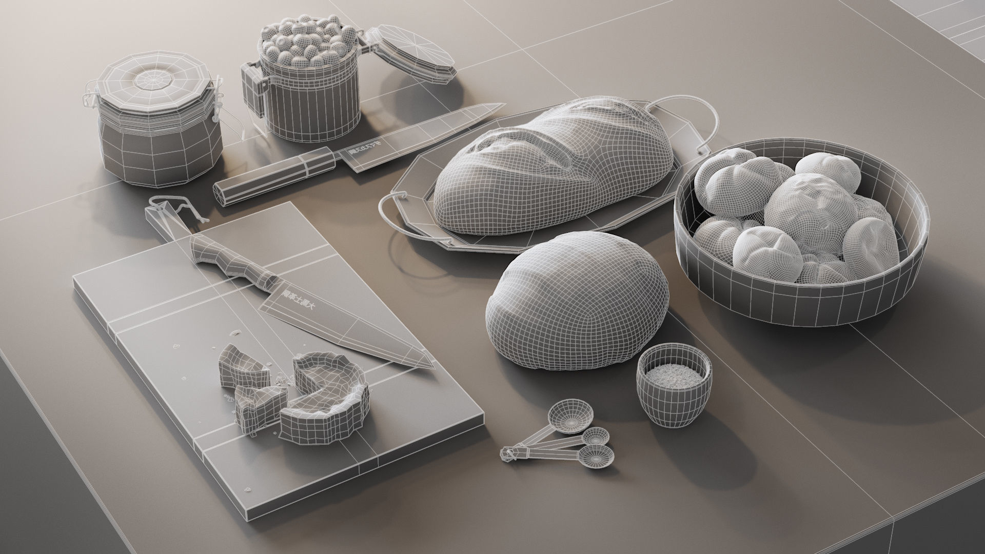 Apartment Scene for Cinema 4D and Corona Renderer 3D model_11