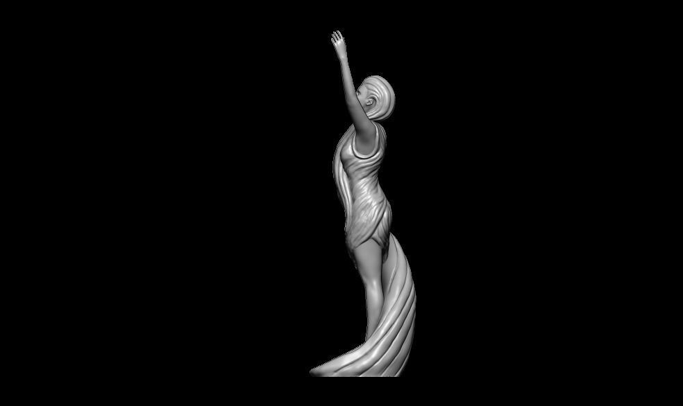 Decorative Woman Figure 3D print model_13