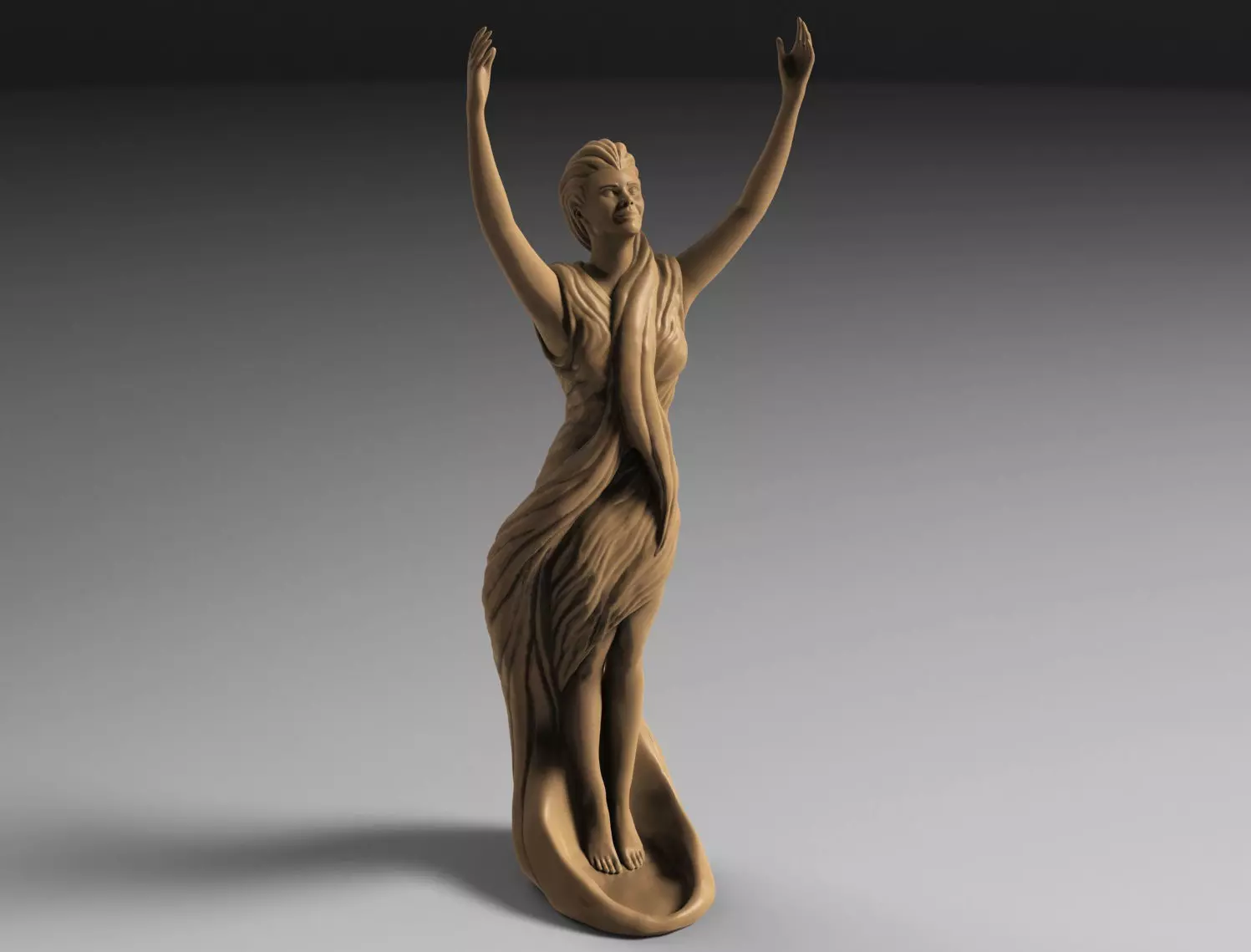 Decorative Woman Figure 3D print model_0