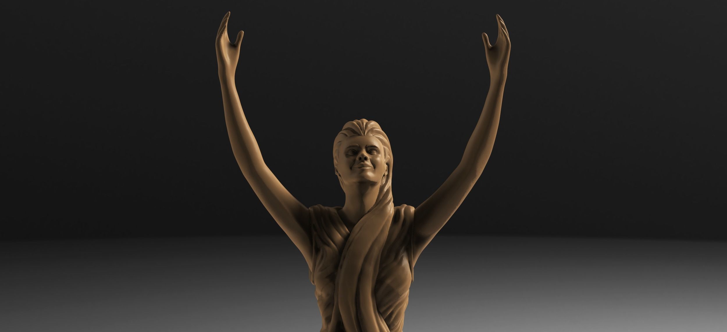Decorative Woman Figure 3D print model_1