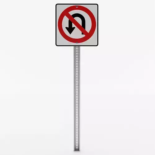 No Uturns Sign