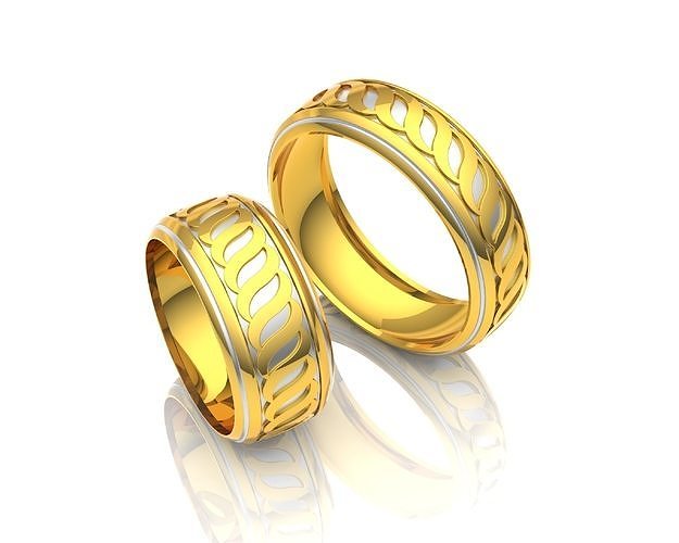Wedding ring 3D print model
