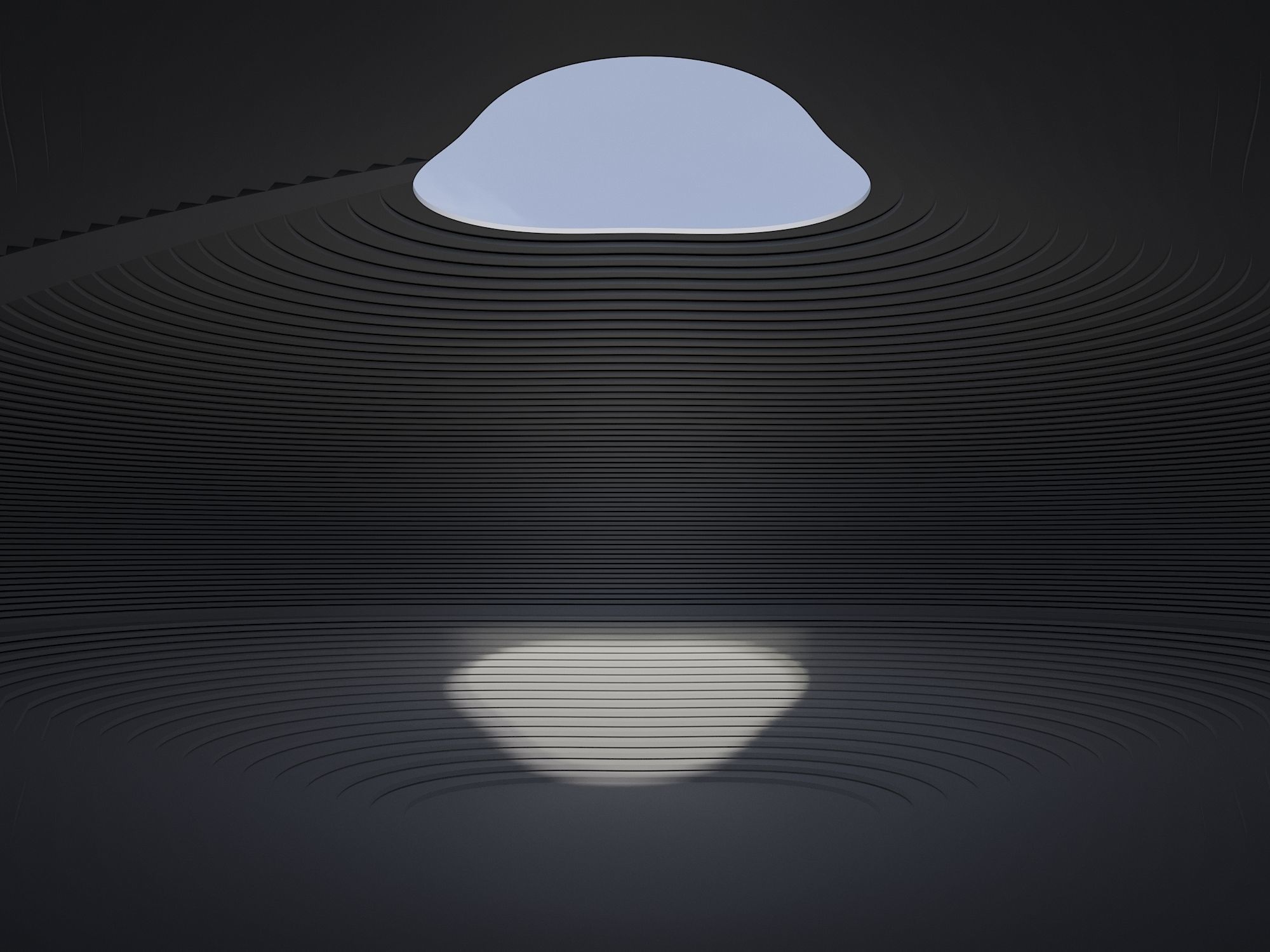 Parametric Circular Landscape 3D model_4