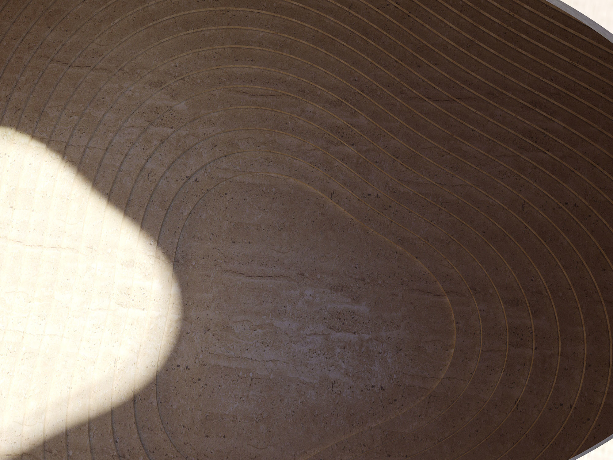 Parametric Circular Landscape 3D model_9