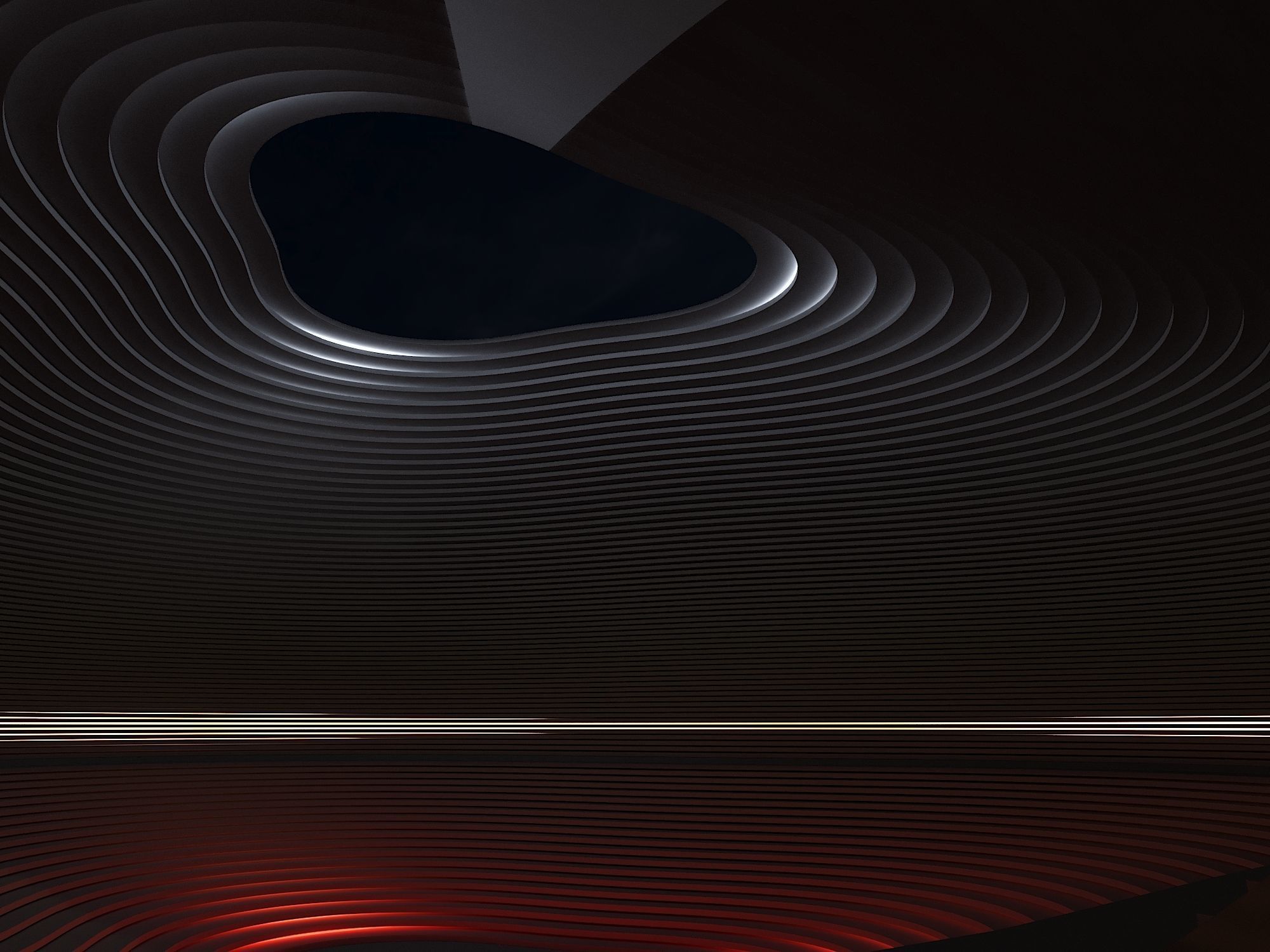 Parametric Circular Landscape 3D model_19