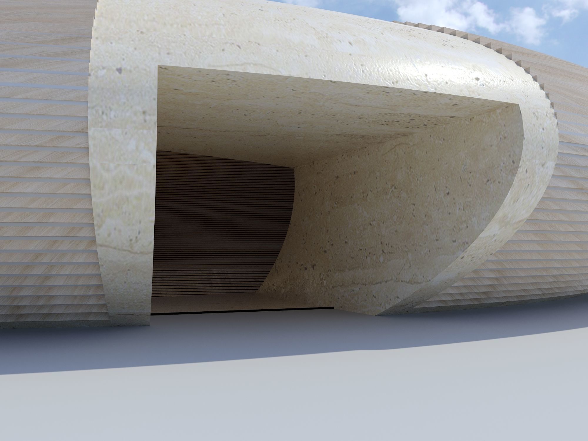 Parametric Circular Landscape 3D model_16