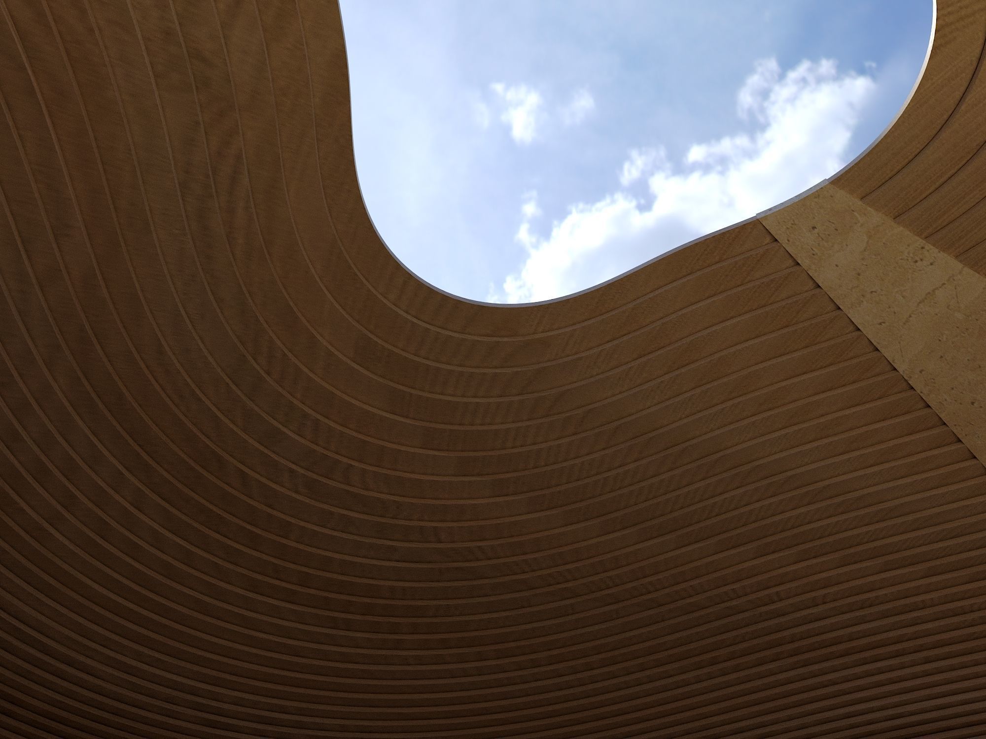 Parametric Circular Landscape 3D model_8