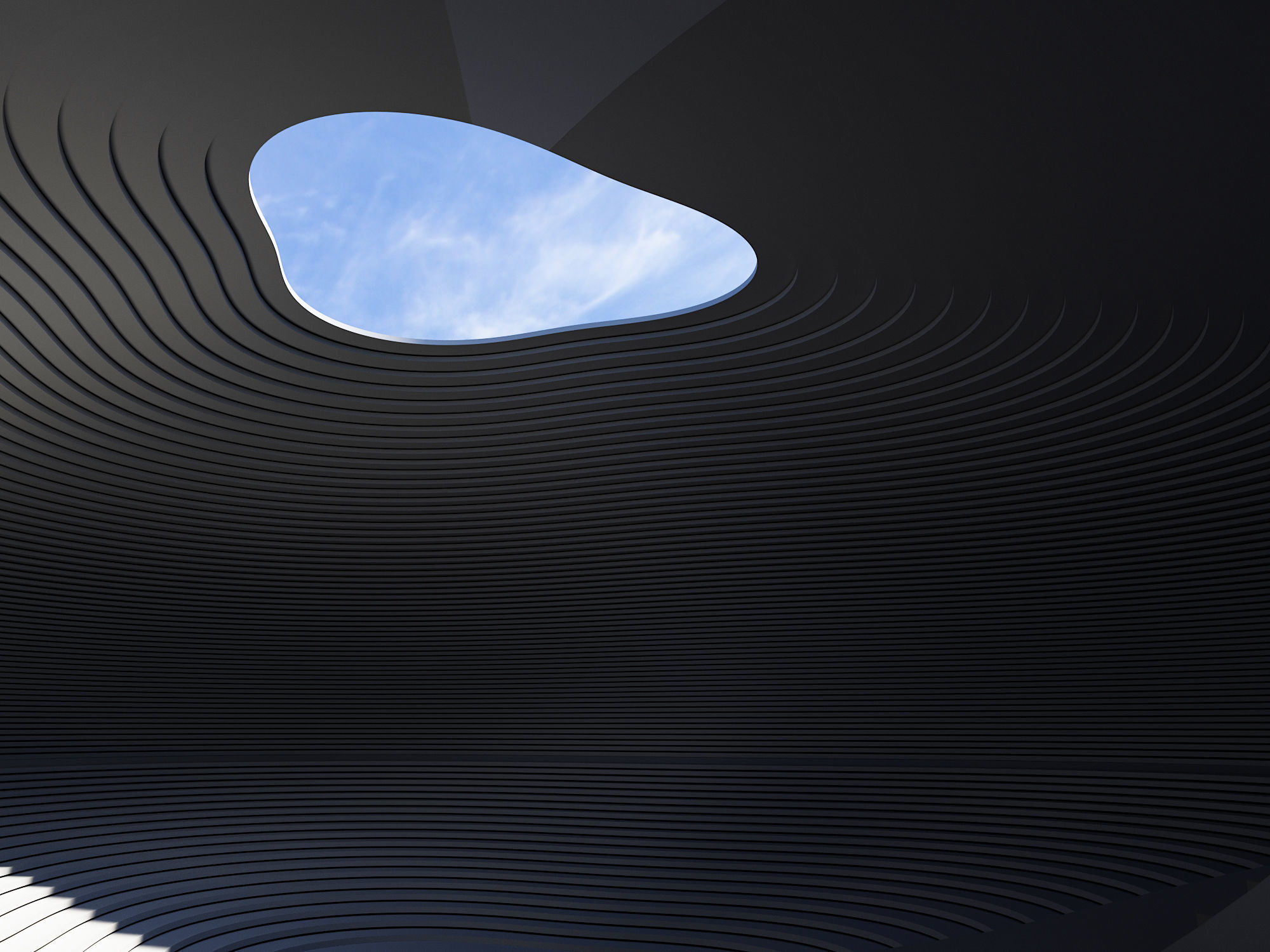 Parametric Circular Landscape 3D model_21
