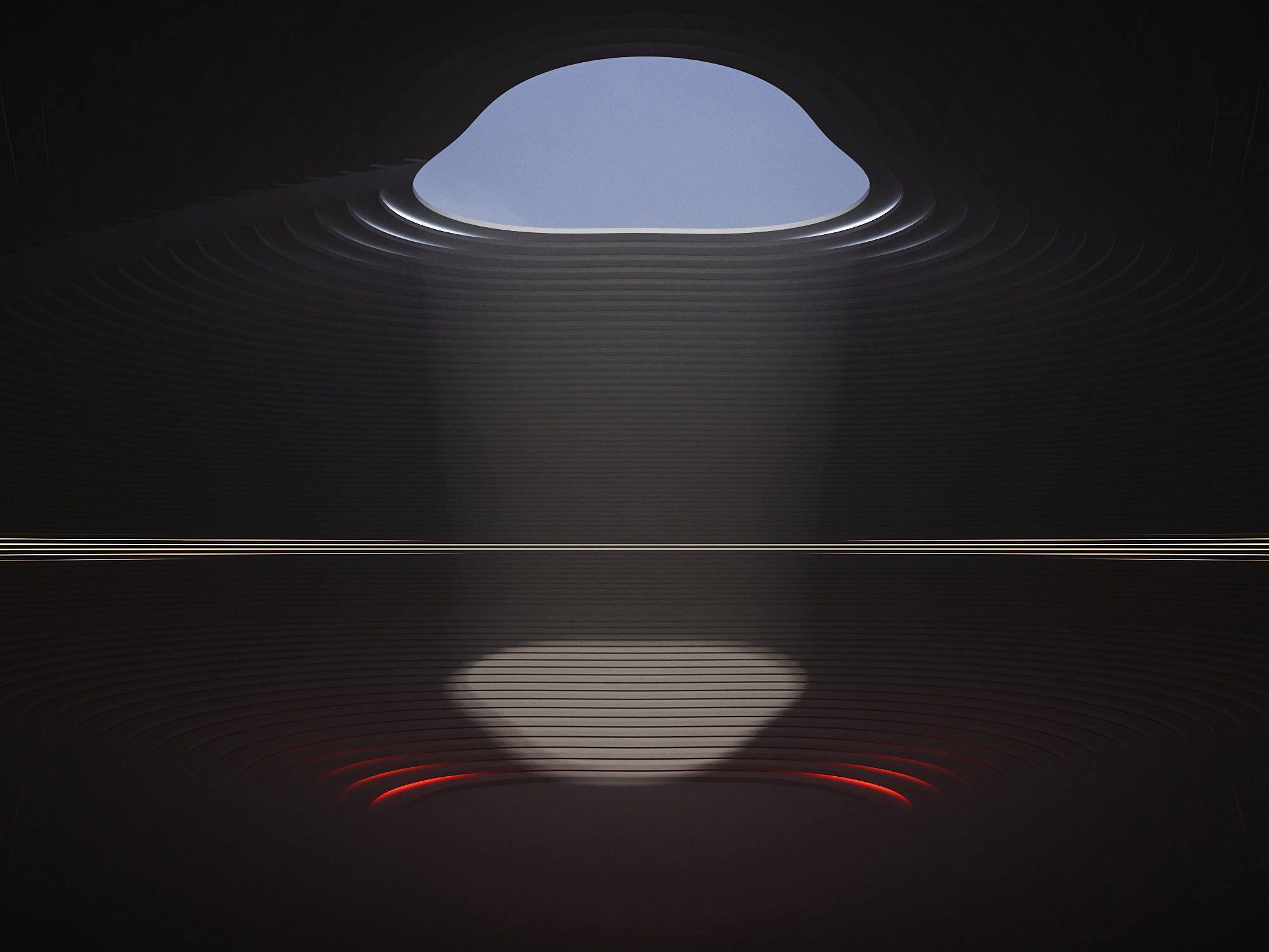 Parametric Circular Landscape 3D model_6