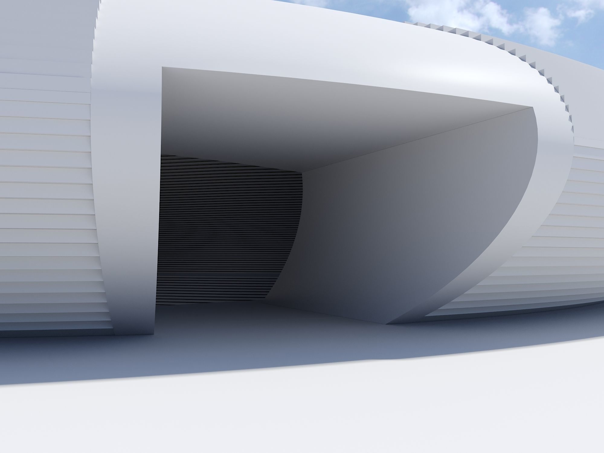 Parametric Circular Landscape 3D model_15