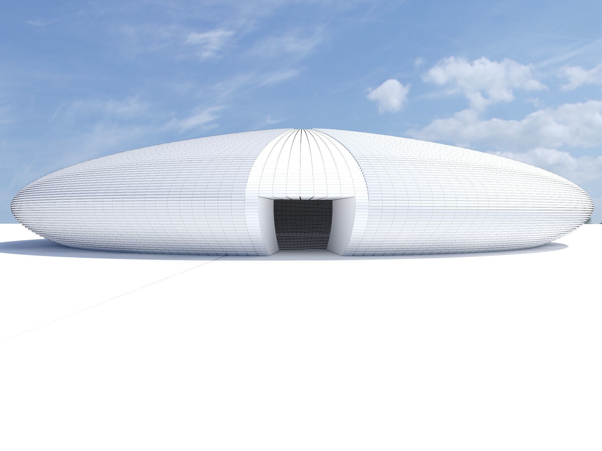 Parametric Circular Landscape 3D model_14