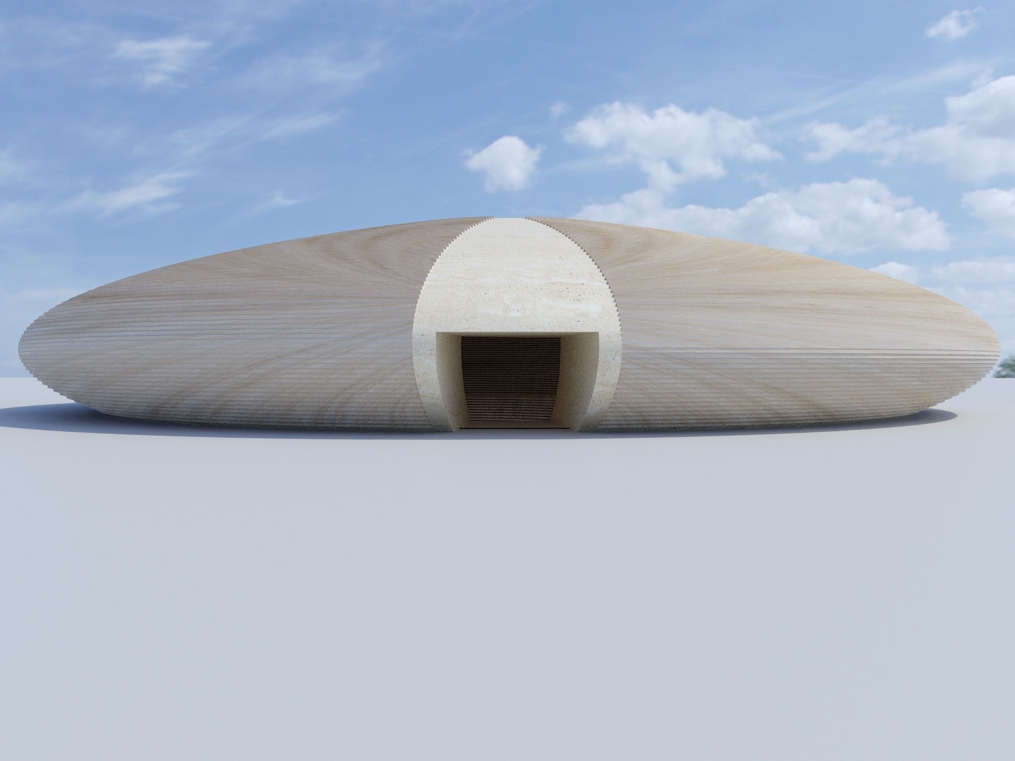 Parametric Circular Landscape 3D model_13