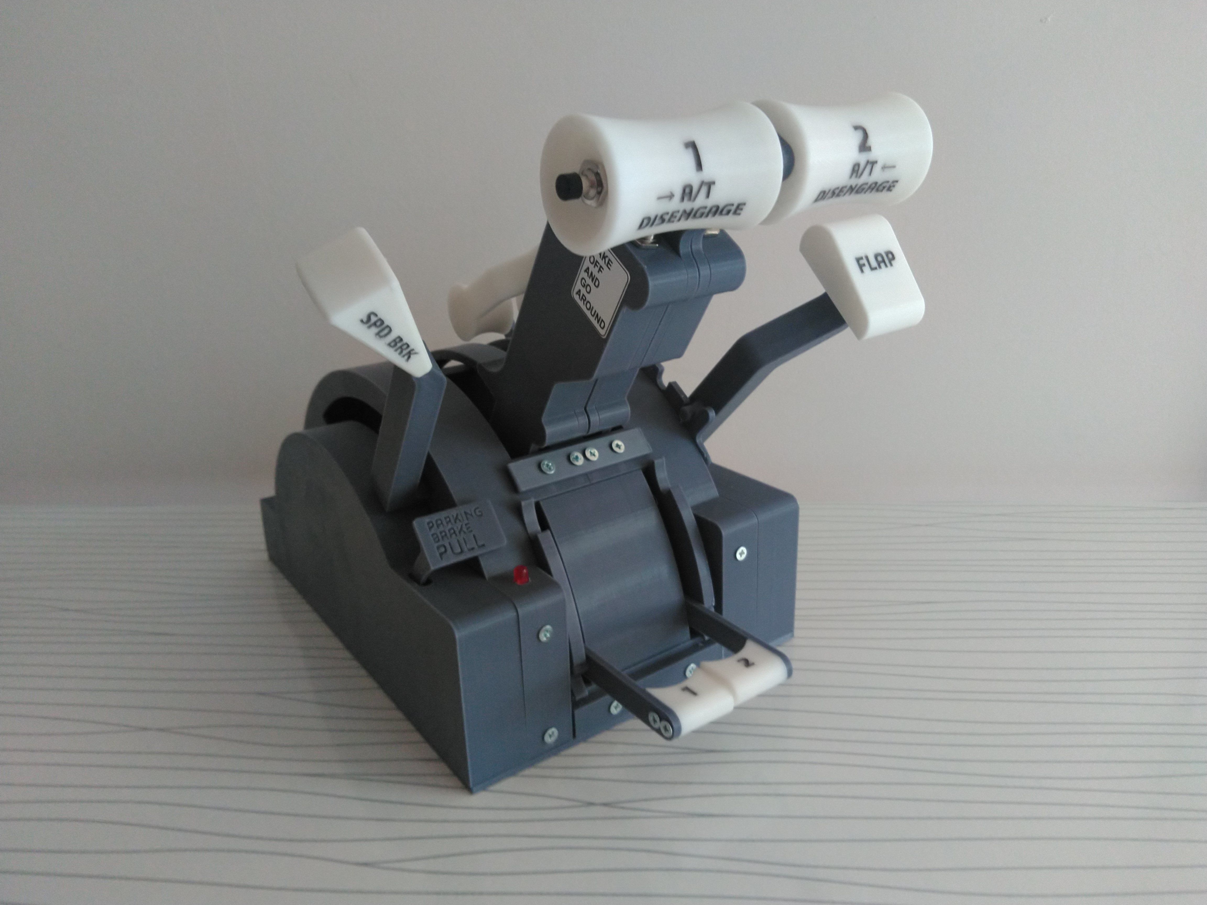 BOEING 737 THROTTLE QUADRANT 3D print model_12