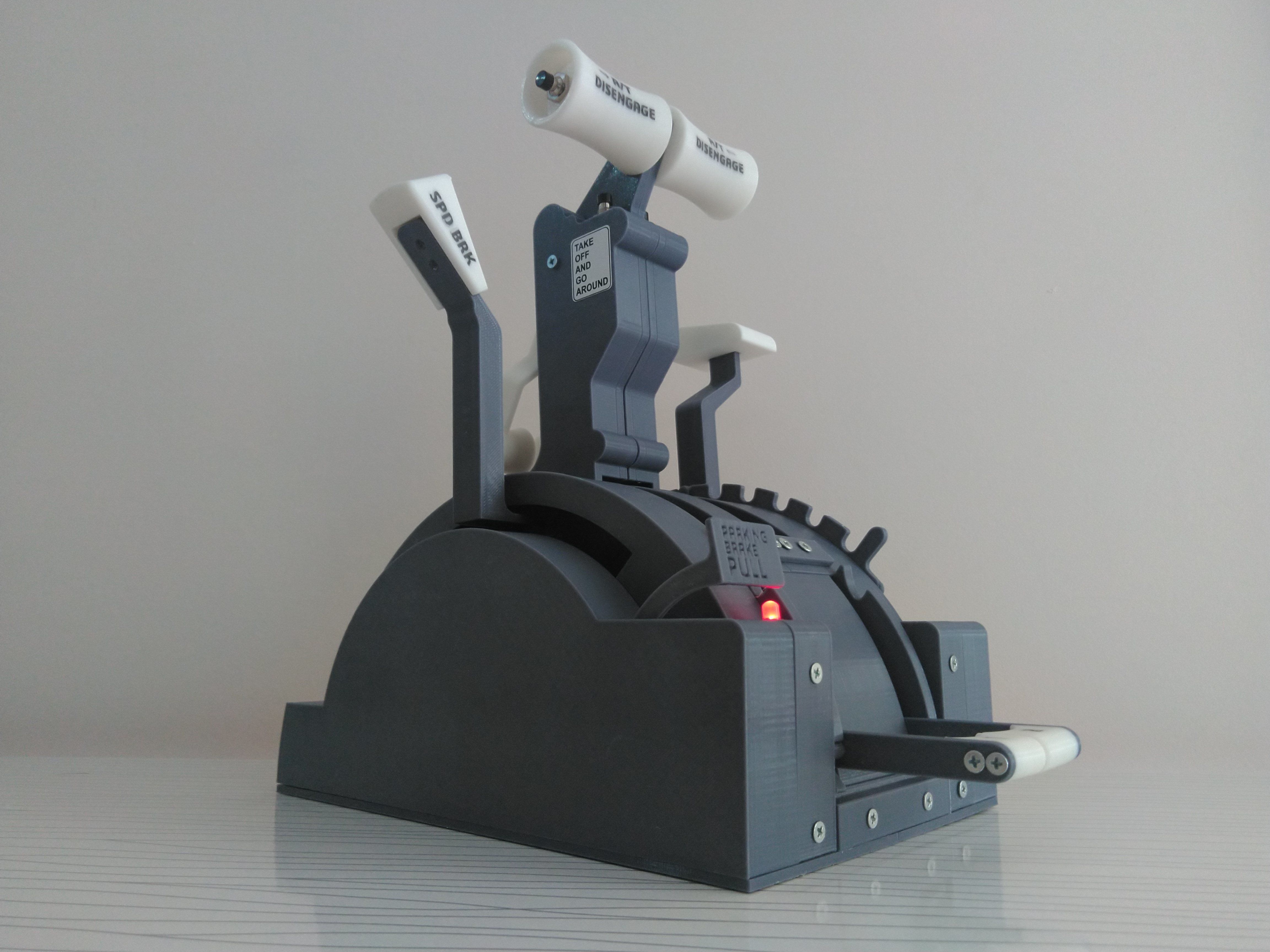 BOEING 737 THROTTLE QUADRANT 3D print model_10