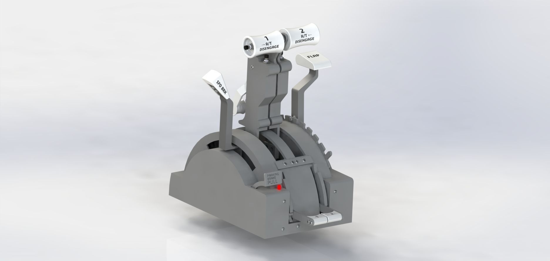 BOEING 737 THROTTLE QUADRANT 3D print model_3