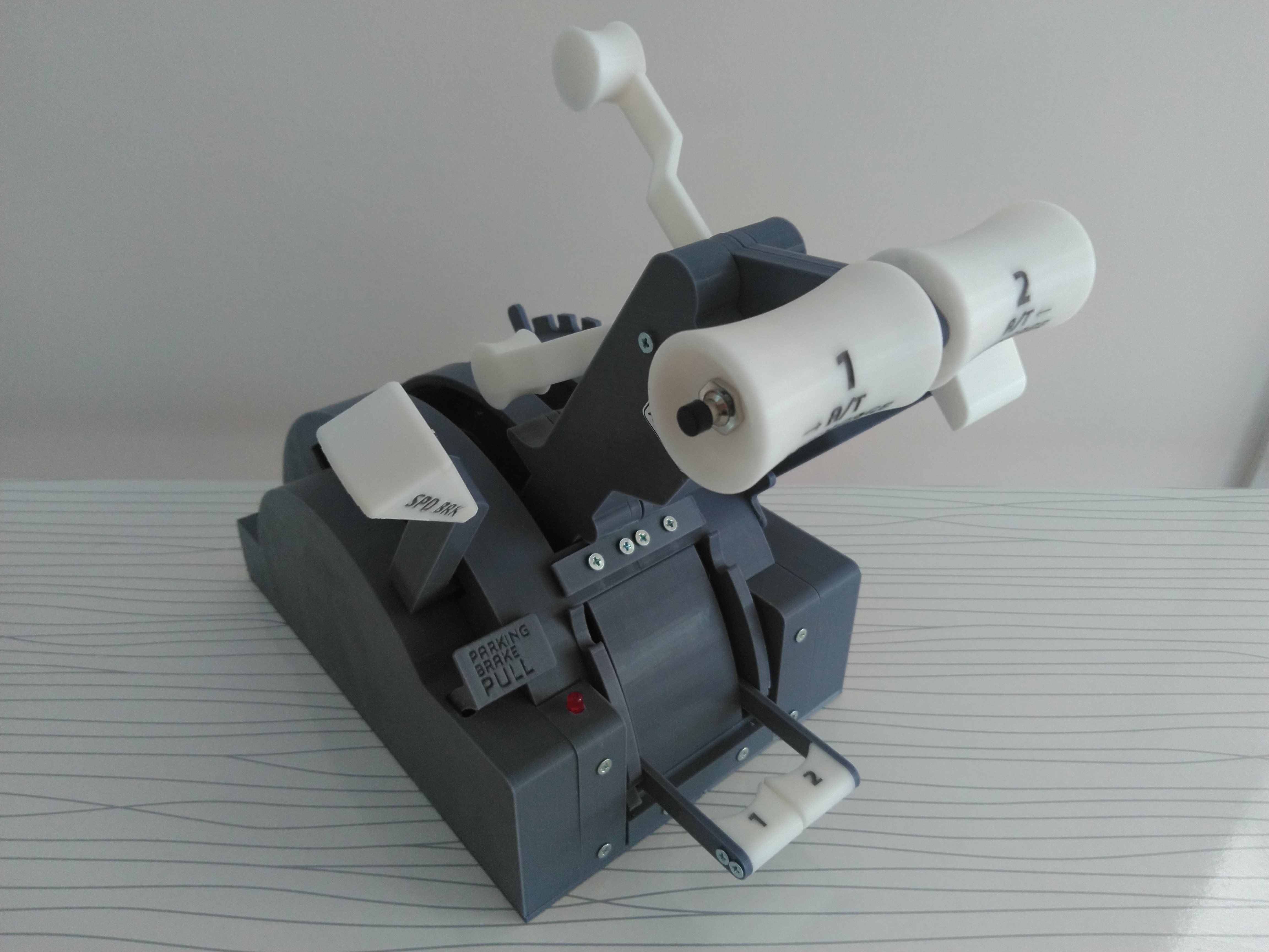 BOEING 737 THROTTLE QUADRANT 3D print model_19