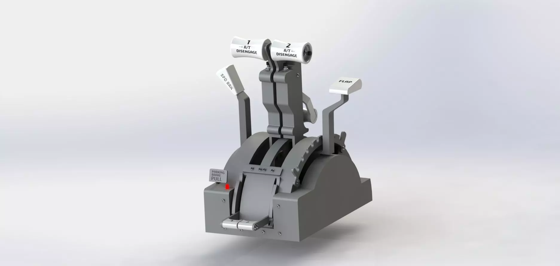 BOEING 737 THROTTLE QUADRANT 3D print model_0