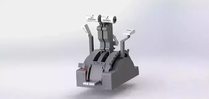 BOEING 737 THROTTLE QUADRANT 3D print model
