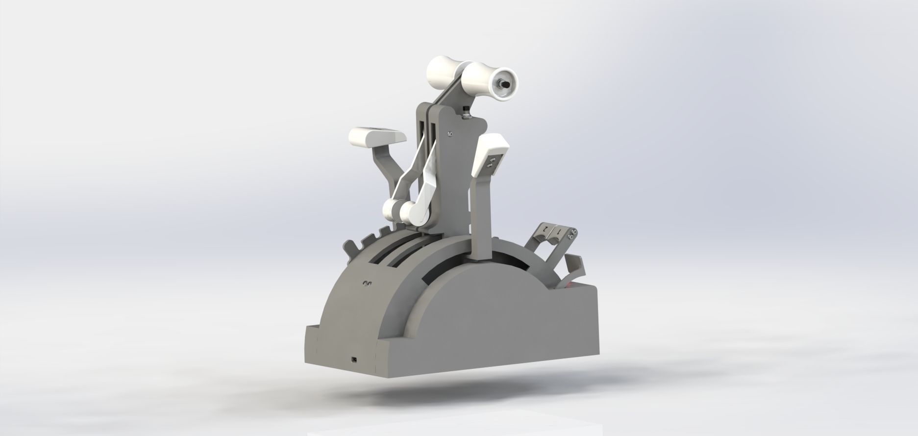 BOEING 737 THROTTLE QUADRANT 3D print model_5