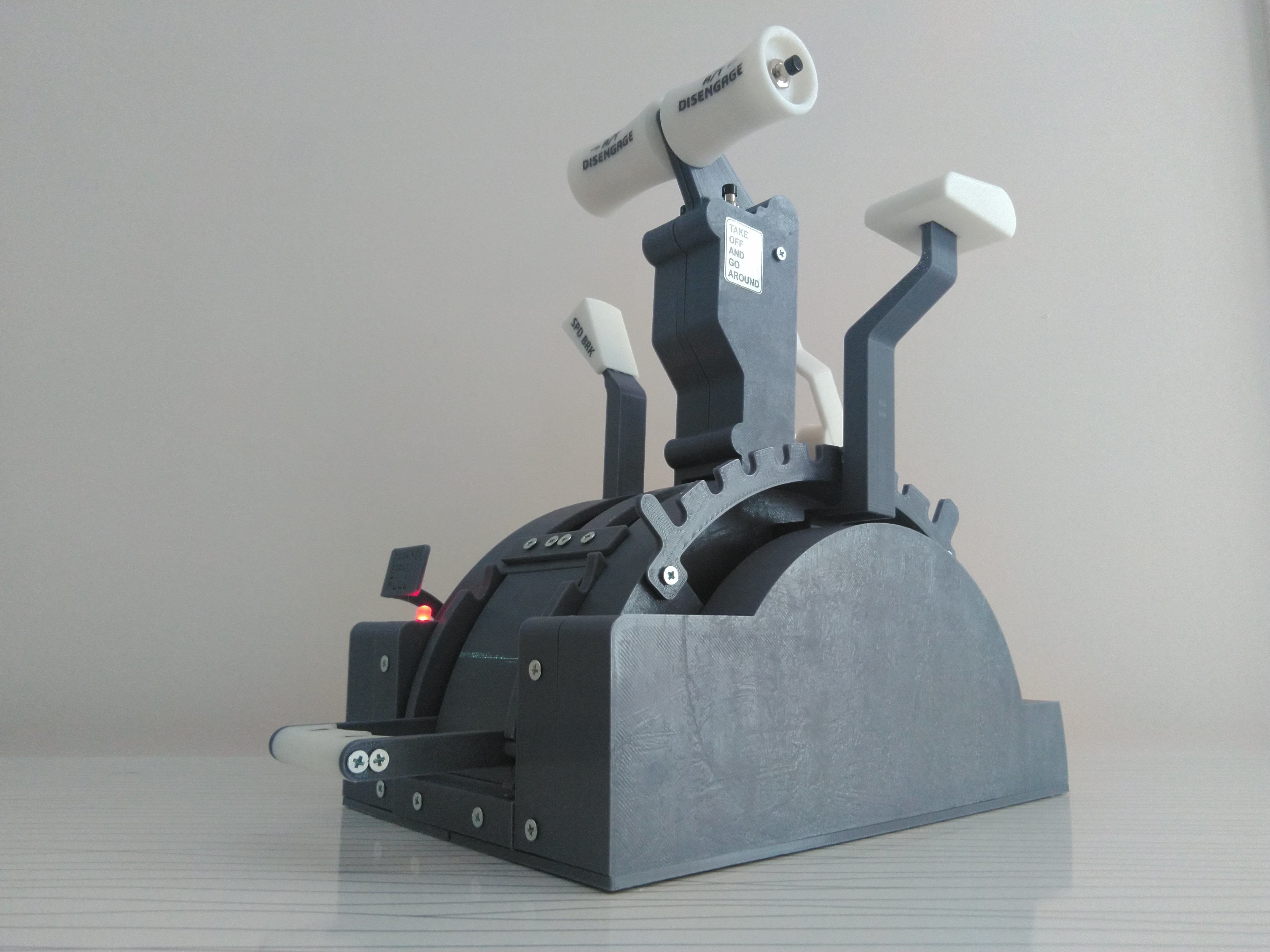 BOEING 737 THROTTLE QUADRANT 3D print model_9