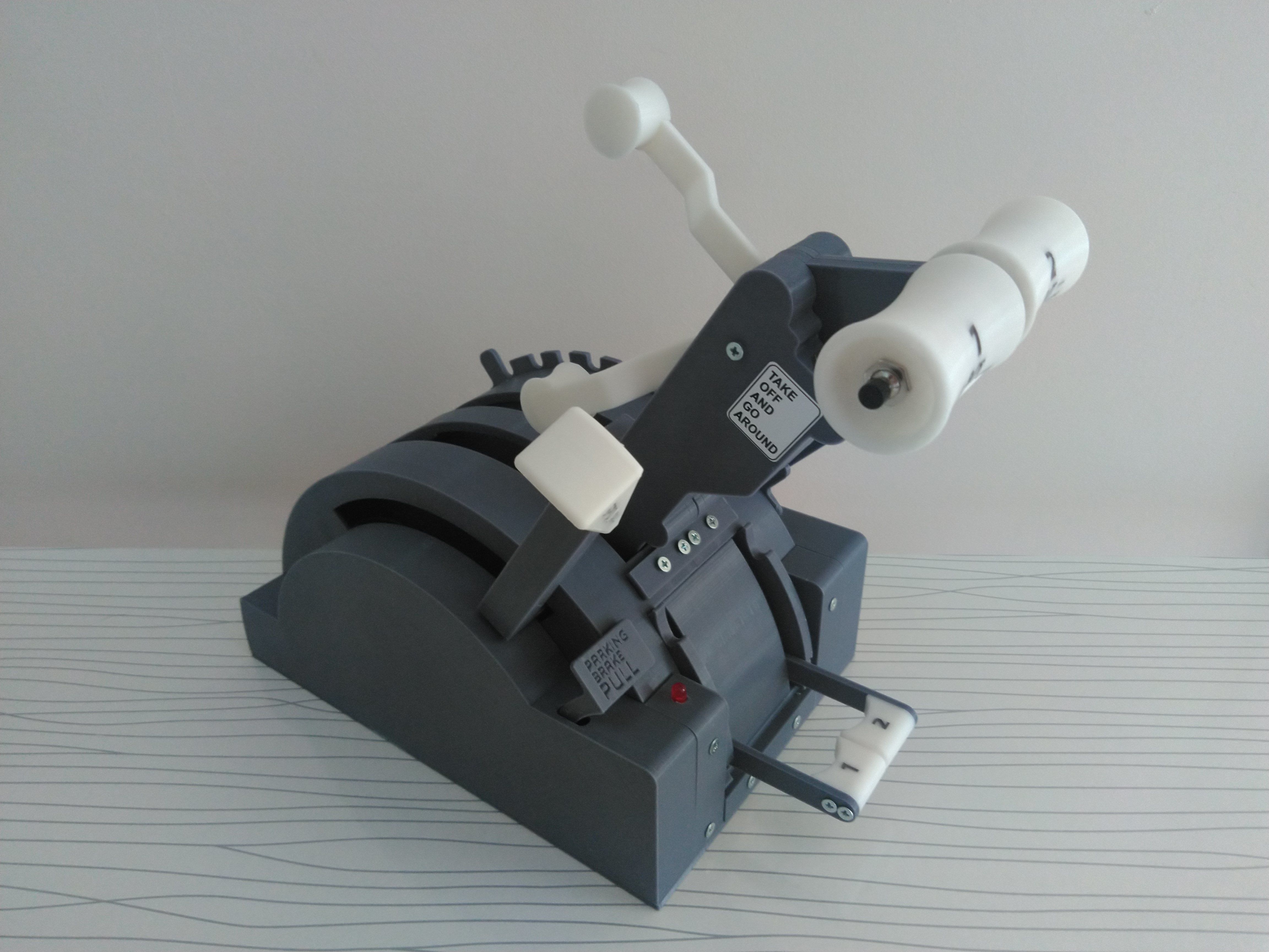 BOEING 737 THROTTLE QUADRANT 3D print model_20