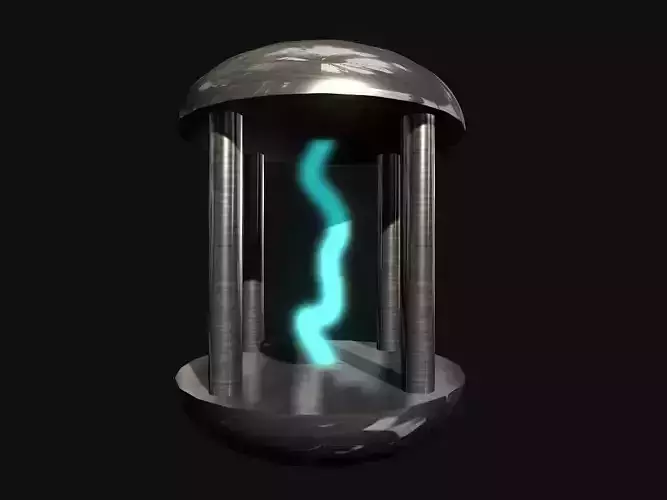 Electro Beam Effect for Iclone Low-poly 3D model