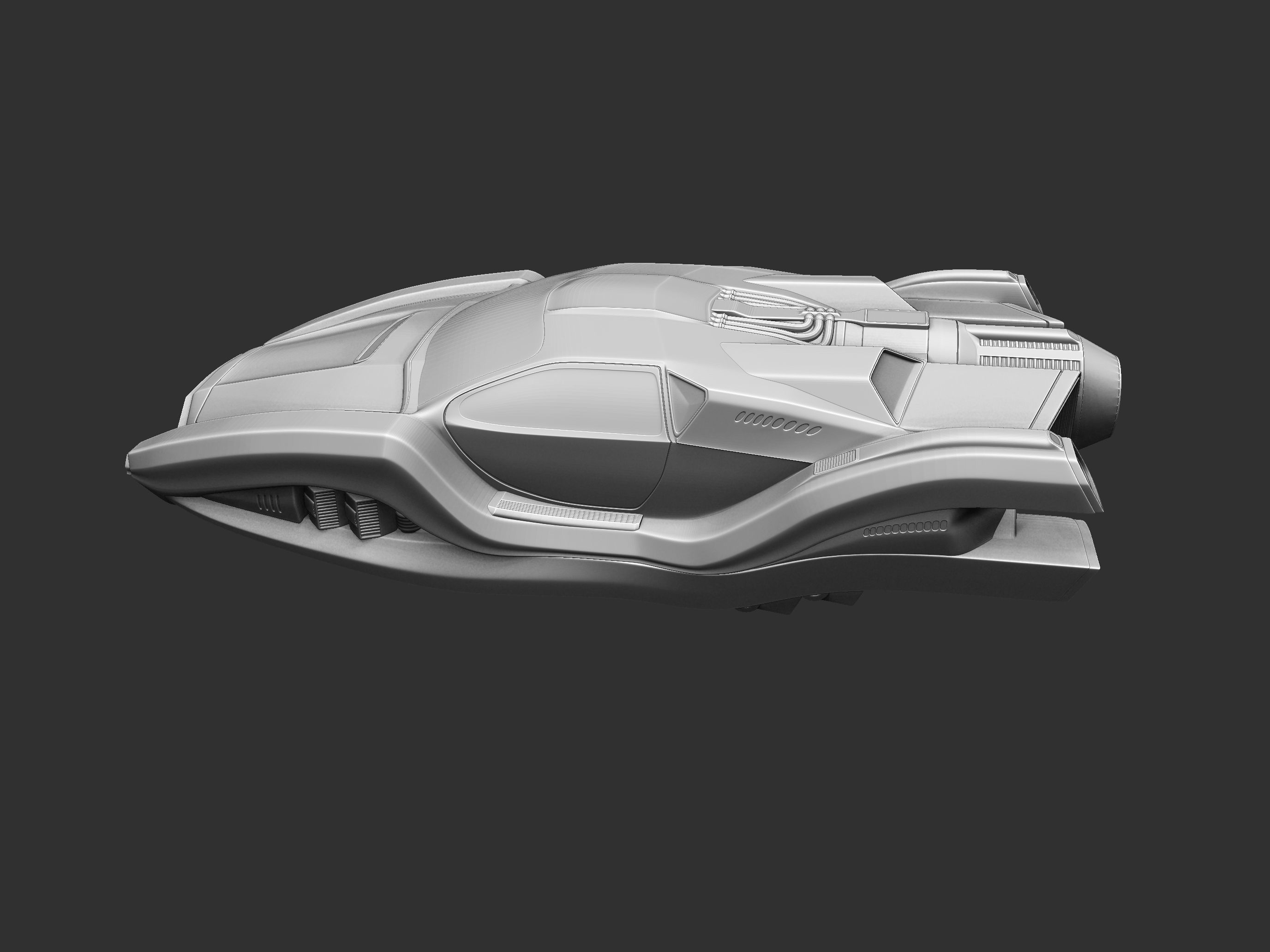 Car of the future 3D print model_1