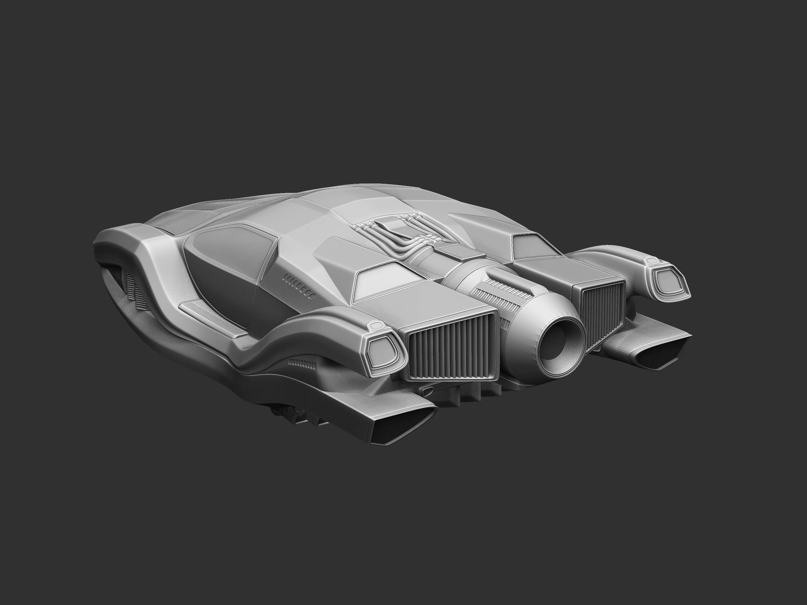 Car of the future 3D print model_5