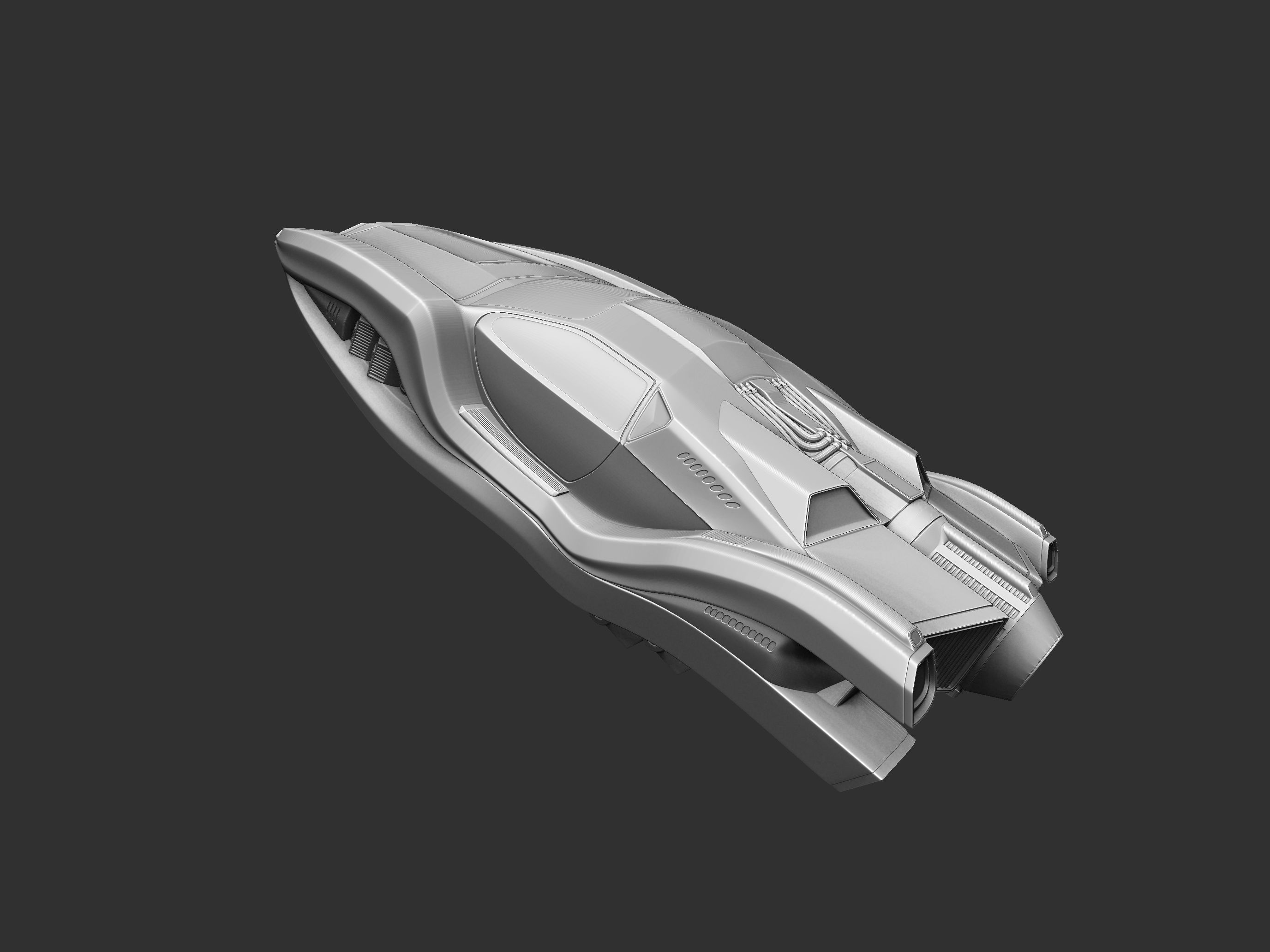 Car of the future 3D print model_3