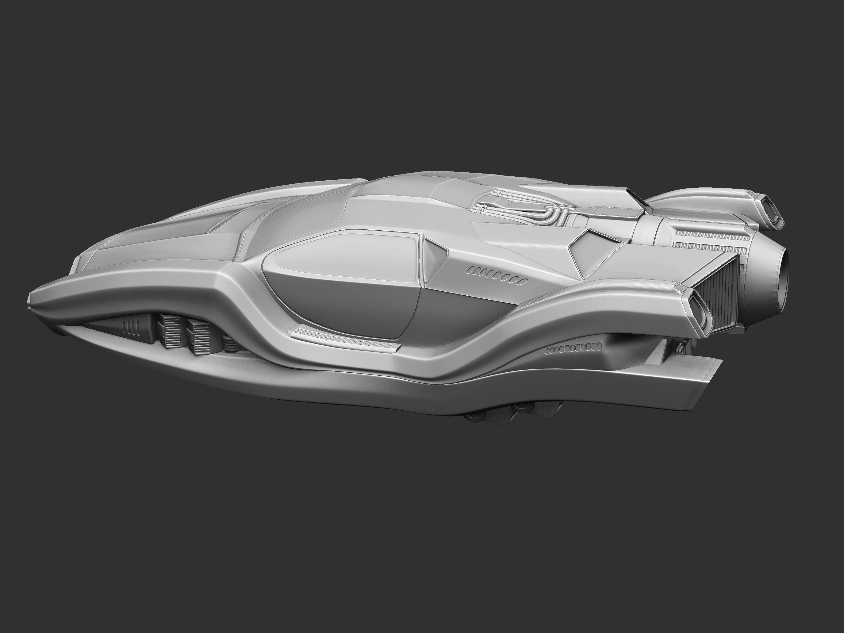 Car of the future 3D print model_6