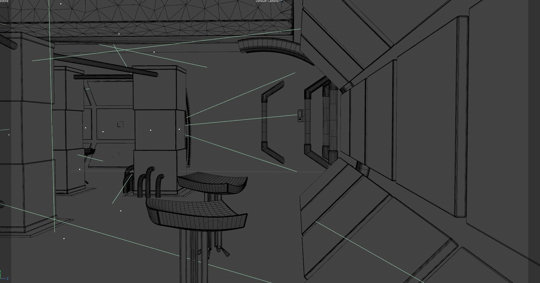 Scifi laboratory - low poly Low-poly 3D model_13