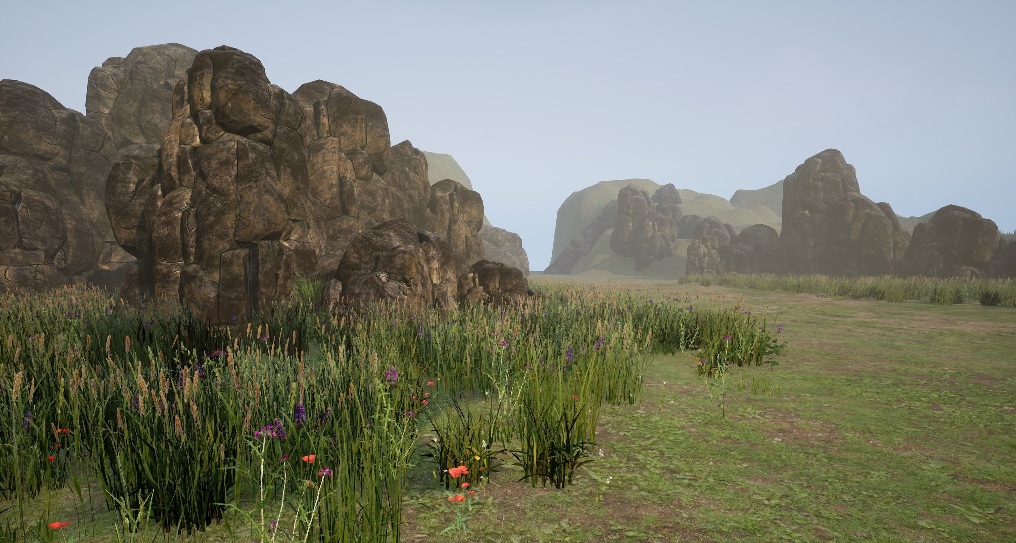 Modular original Rocks Low-poly 3D model_3