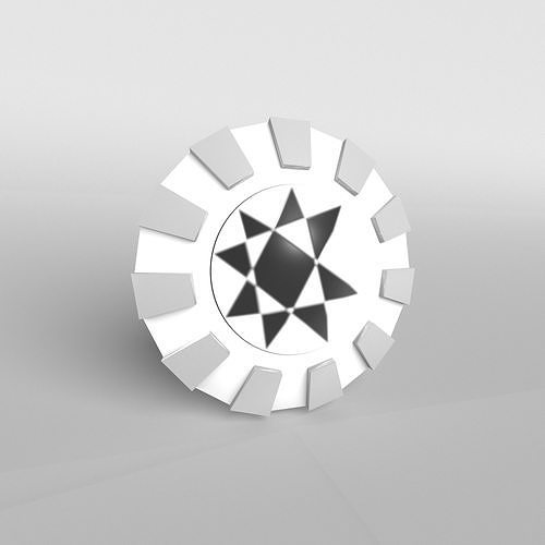 Lowpoly Shield 002 Low-poly 3D model