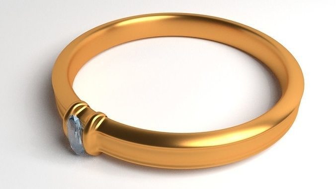 Ring Gold 1 3D model