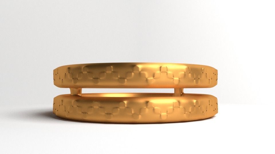 Ring Gold 3 3D model_3