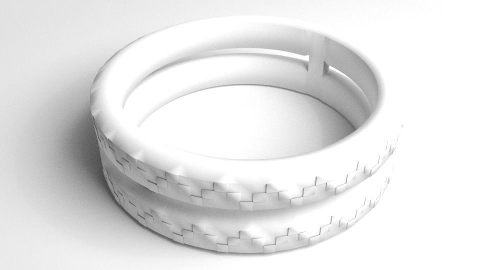 Ring Gold 3 3D model_4