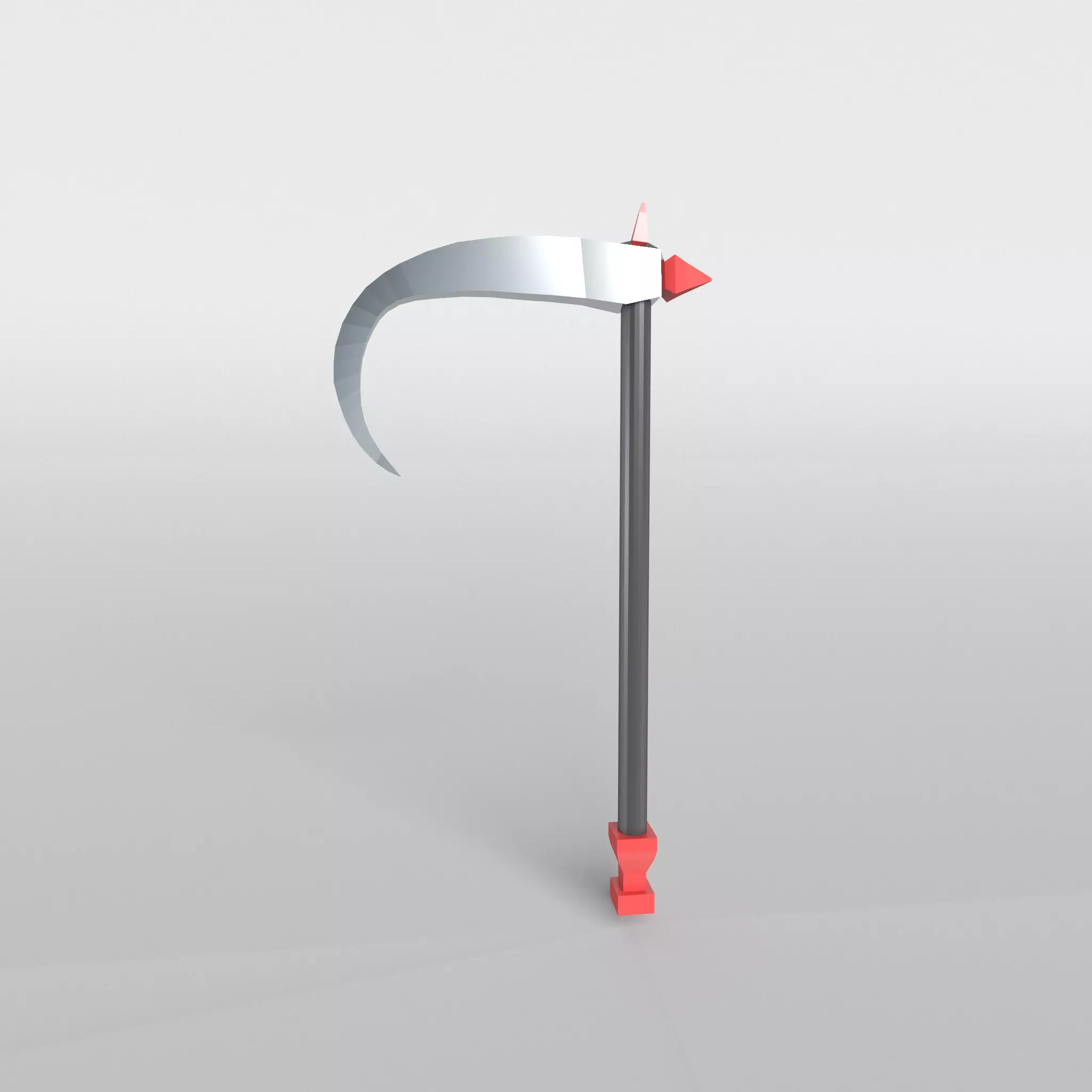 Lowpoly Sickle 001 Free low-poly 3D model