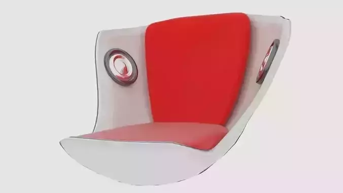Speaker Seat Low-poly 3D model