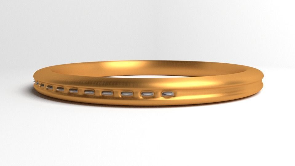 Ring Gold 10 3D model_3